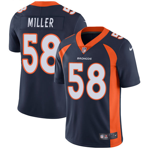 Nike Broncos #58 Von Miller Blue Alternate Youth Stitched NFL Vapor Untouchable Limited Jersey